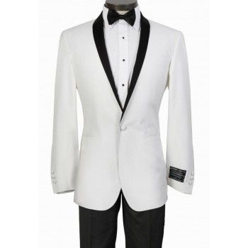 Black Men Suit - White and Black
